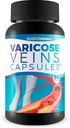 Varicose Veins Capsules - Notre meilleur traitement naturel Varicose Veins - Varicose Vein Supplement Anti Varicose Veins Femmes - Traitement à base de plantes Varicose Veins pour les jambes - Remèdes à base de plantes pour les varices