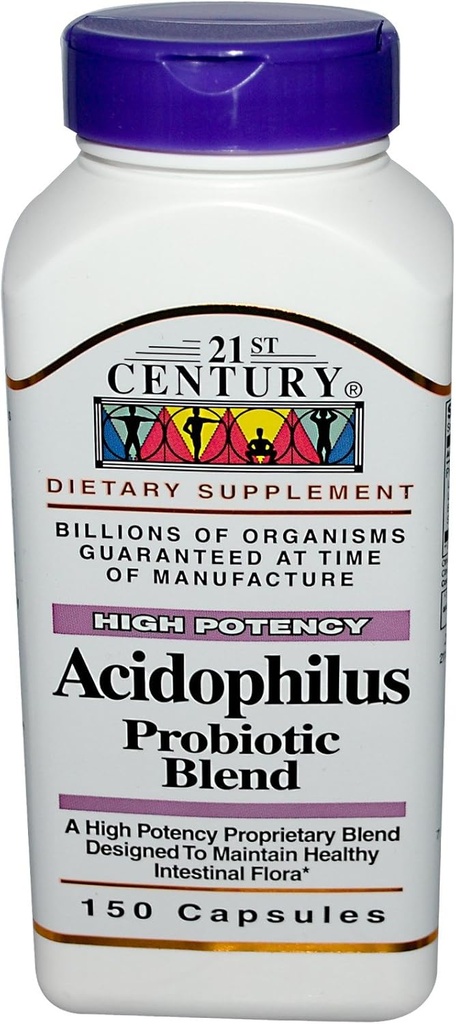 21st Century, Acidophilus, Probiotic Blend, 150 Capsules