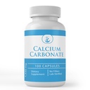 Ingrédients originaux purs Carbonate de calcium, (100 Capsules) Toujours pur, sans additifs ou remplisseurs, laboratoire vérifié