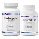 Support optimal Gut & Immune, ProButyrate Acid Complexe Butyric Gut Health Supplement (120 Capsules) et BerberActiv-QR Berberine Immune Support Supplement (90 Capsules) Bundle, Formule Hypoallergénique
