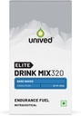 Unived Elite Drink Mix 320:00 High Calorie Energy Drink:1 Rapport et 80g d'hydrates de glucides avec 1705mg Électrolytes essentiels.