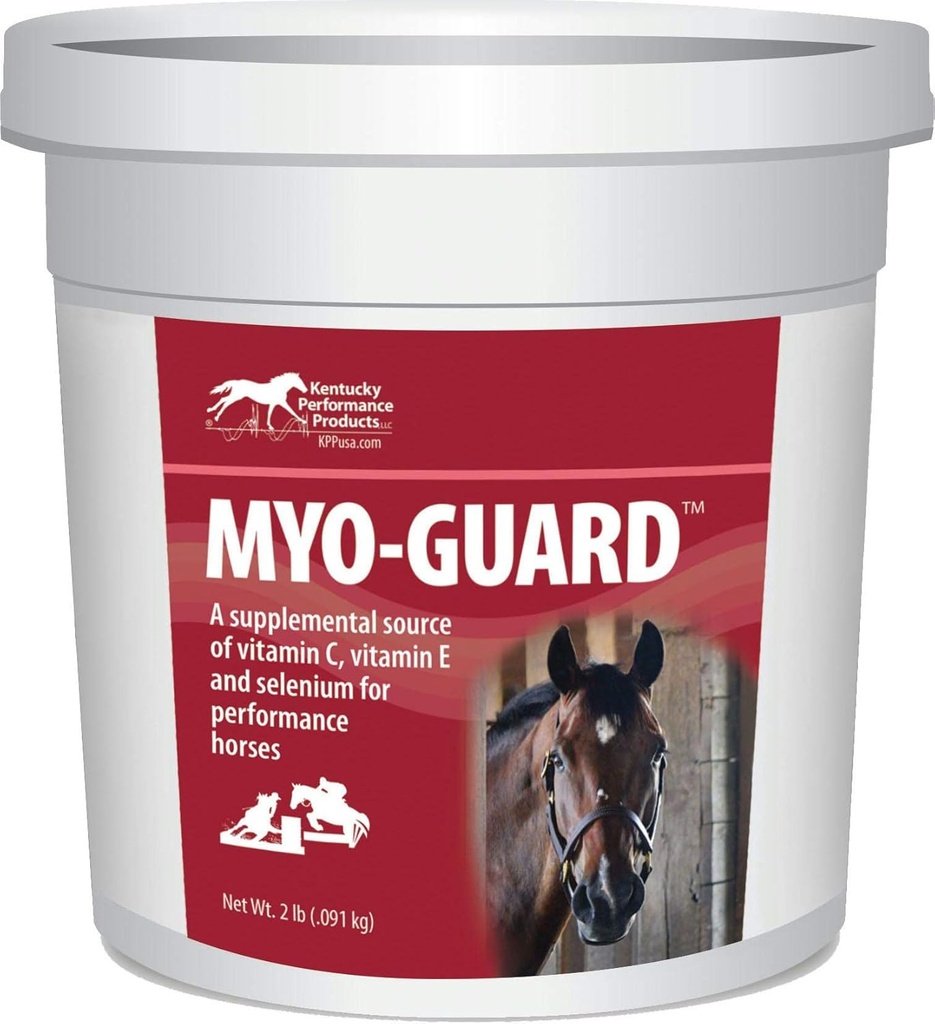 Kentucky Performance Products Myo-Guard, 2 livres, support quotidien antioxydant pour réduire la douleur musculaire dans les chevaux de performance