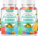 softbear Potassium Citrate Gummies, High Potency Potassium Citrate 1000mg Supports Leg Cramps & Muscle Health Potassium Gummies for Adults & Kids Mixed Fruit Flavor 120 Count