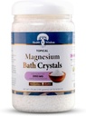 Santé et sagesse Cristaux de bain de magnésium - Sels de bain à forte concentration et absorption accrue pour les muscles et le soulagement articulaire - Mer Morte - Non parfumé - 1,75 lb - Jusqu'à 14 utilisations