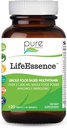 PURE ESSENCE LABS LifeEssence Multivitamin for Women and Men - Natural Herbal Supplement - Vitamin D, Vitamin D3, Vitamin B12, Biotin with Whole Foods (120 Tablets)