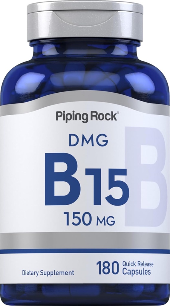 Piping Rock Supplément DMG B15-150 mg 180 Capsules