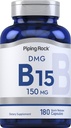 Piping Rock Supplément DMG B15-150 mg 180 Capsules