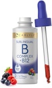 Carlyle Complexe Sublingual Vitamine B avec supplément sans gluten, sans OGM et sans gluten