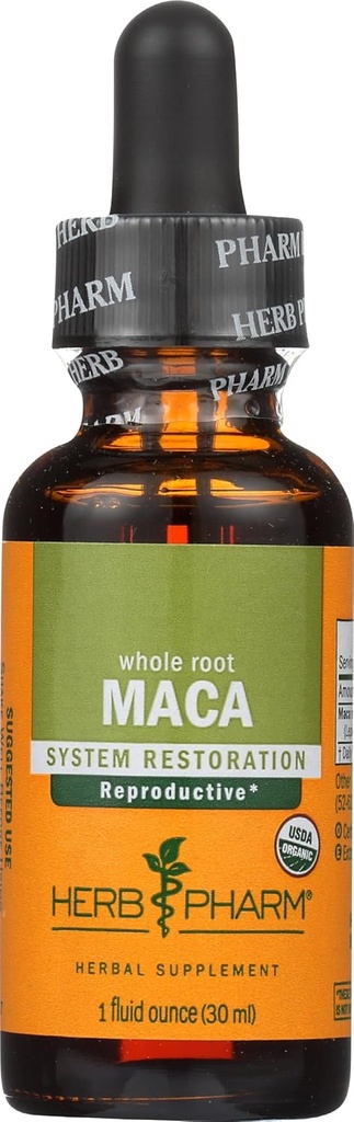 Herb Pharm, extrait de maca biologique, 1 Fl Oz
