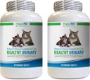 Cat Bladder Health Food - CAT Complexe urinaire sain - Solution UTI - Formule naturelle - Cranberry chat Treats - 2 bouteilles (180 comprimés)