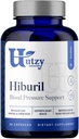 Utzy Naturals Hiburil Formule de soutien de la pression artérielle avec extrait de feuille d'olive, extrait d'hibiscus et extrait de baume de citron