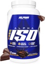 Alpha Suppose ISO, Low Carb 100% Whey Protein Isolate Powder, 25 grammes par portion, aide à soutenir la croissance musculaire, faible sucre et sans gluten (Cake chocolat, 2 lb)