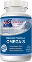 Fourmula Quadruple d'Islande Résistance Omega-3 Huile de poisson 3000mg Haute DHA & EPA 90 Softgels