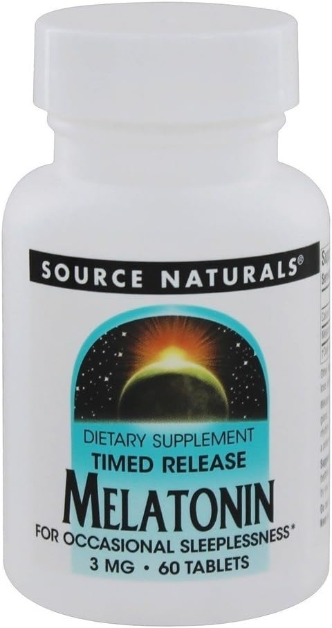 Source Naturals Melatonin 3 MG TB, 60 CT