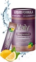 Supplément de magnésium liquide Vaily® 300 mg - Amélioration de l'absorption, du coeur et de la santé des os - Aide à calmer le sommeil - Bisglycinate de magnésium liquide pour les adultes - Saveur de citron,30PK