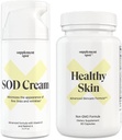 Bundle: SOD Superoxide Dismutase Crème faciale et complément anti-âge santé de la peau