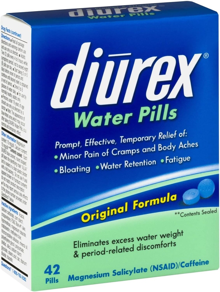 Piles à eau diurex, 42 ct