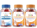 NutraChamps Enfants Multivitamines & Enfants Magnésium Gommies