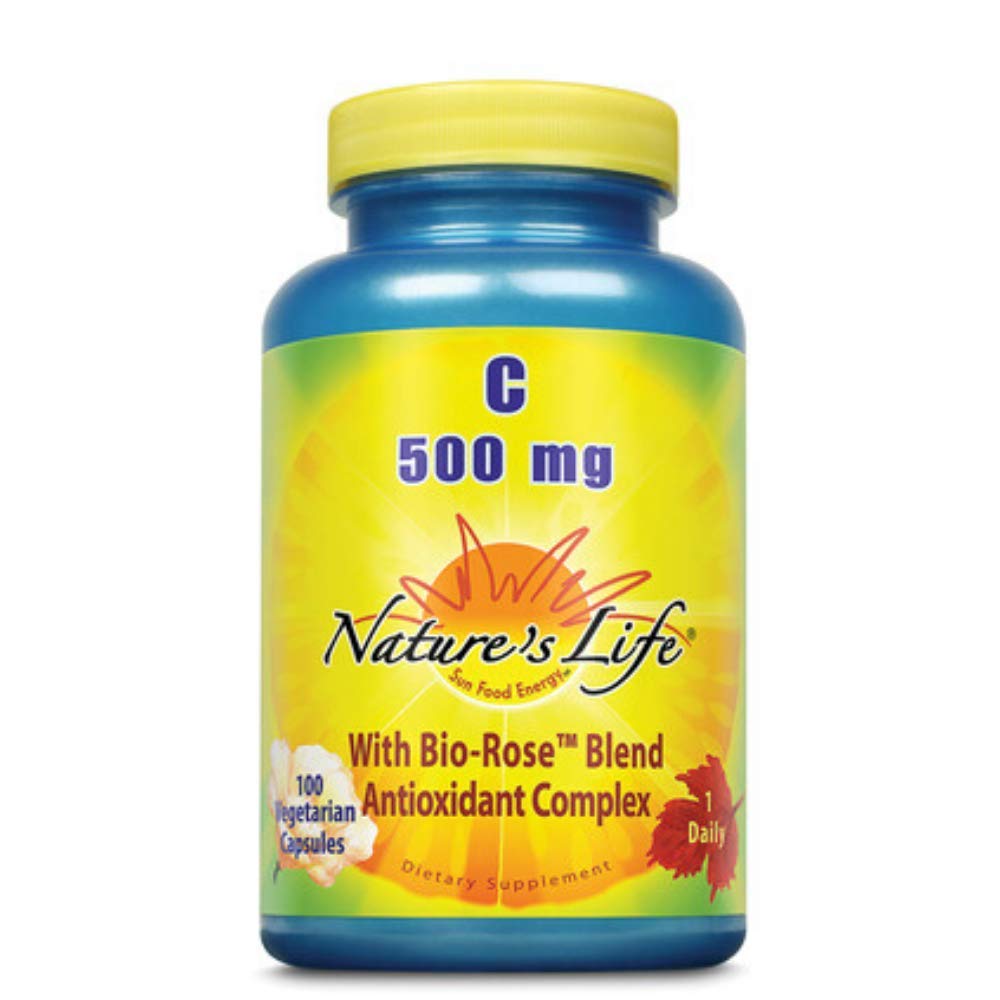 Vie de la nature Vitamine C, 500 mg Caps