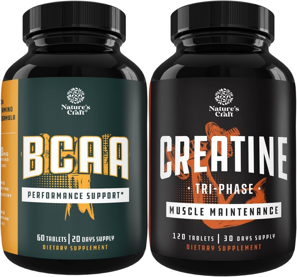 Ensemble d'acides aminés de la chaîne de branches et de pilules triphasées à haute résistance - Capsules de la BCAA végétalienne après l'entraînement Récupération musculaire et soutien de la croissance - Gaineur de masse musculaire et rétablissement musculaire