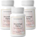 Mama nourrie Multivitamine prénatale - Multivitamine végane pour préconception, grossesse, postpartum et soutien à l'allaitement - Sans fer avec folate méthylé et haute dose Choline - 270 capsules