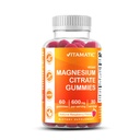 Gommies de magnésium Vitamatic 600mg par service – 60 Vegan Count pour la relaxation, le muscle, les os et le soutien énergétique