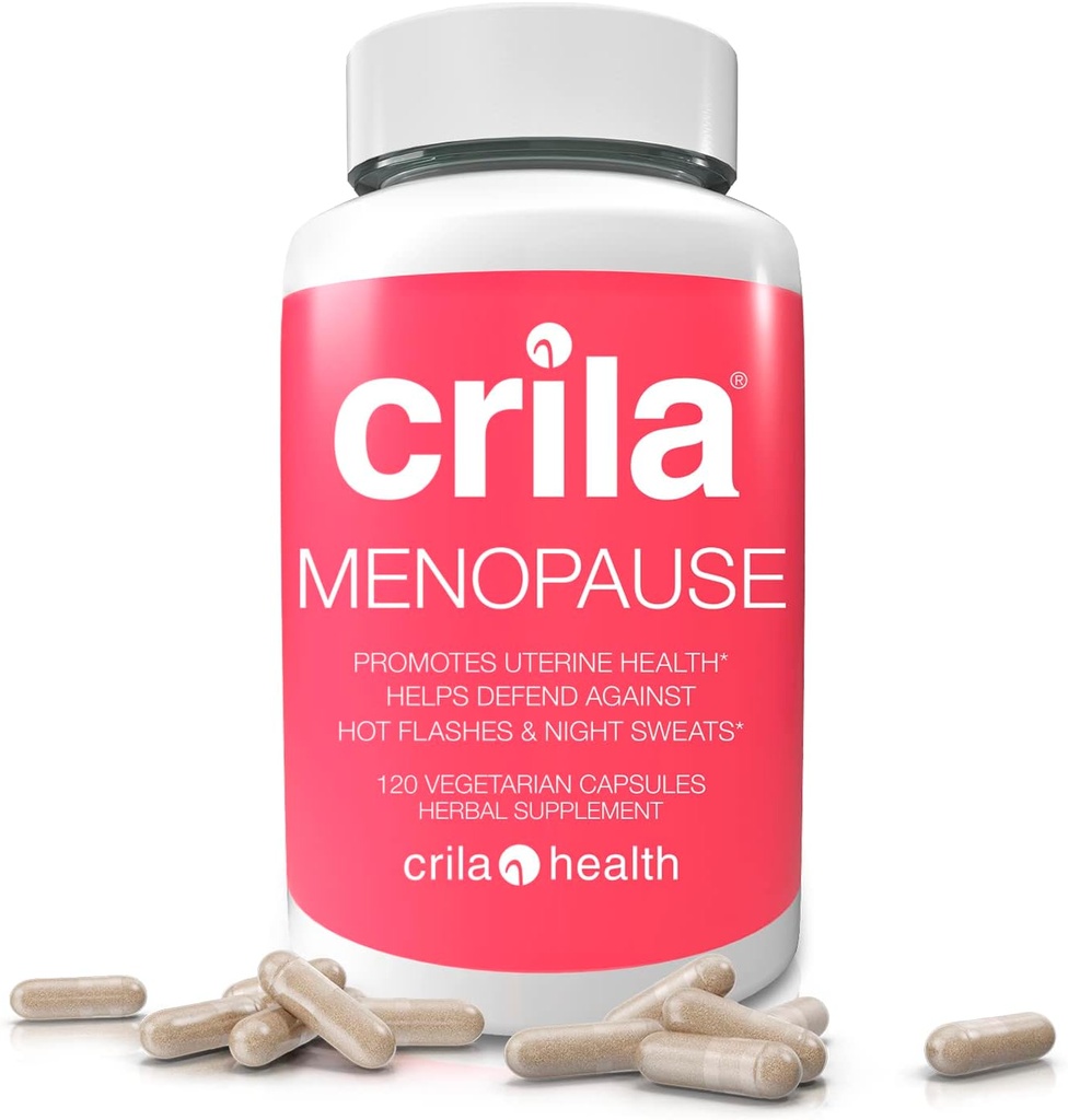 Hot Flash, Mood Swings, and Ménopause Hormone Support by CRILA I 2 Month Supply (en anglais seulement) Sweats de nuit et flashs chauds Suppléments de secours pour la ménopause
