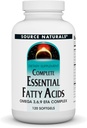 Source Naturals Acides gras essentiels complets, Omega 3,6,9 Complexe EFA - 120 Softgels