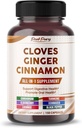 Ultra Cloves avec Ginger & Cinnamon - Supplément All-in-1 pour le soutien de la santé digestif et buccodentaire - Fabriqué aux États-Unis - 150 Capsules