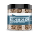 Éléments terriens Reishi Champignon 200 Capsules, pures et non diluées, sans additifs