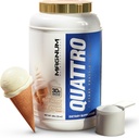 QUATTRO Magnum Nutraceuticals Poudre de protéines de lactosérum, Vanilla Soft Servez la crème glacée 2lb – Mélange isolat de protéines premium pour la croissance et la récupération musculaire