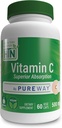 Santé Thru Nutrition Vitamine-C 500mg comme PureWay-C 60 Vegecaps Absorption Supérieure