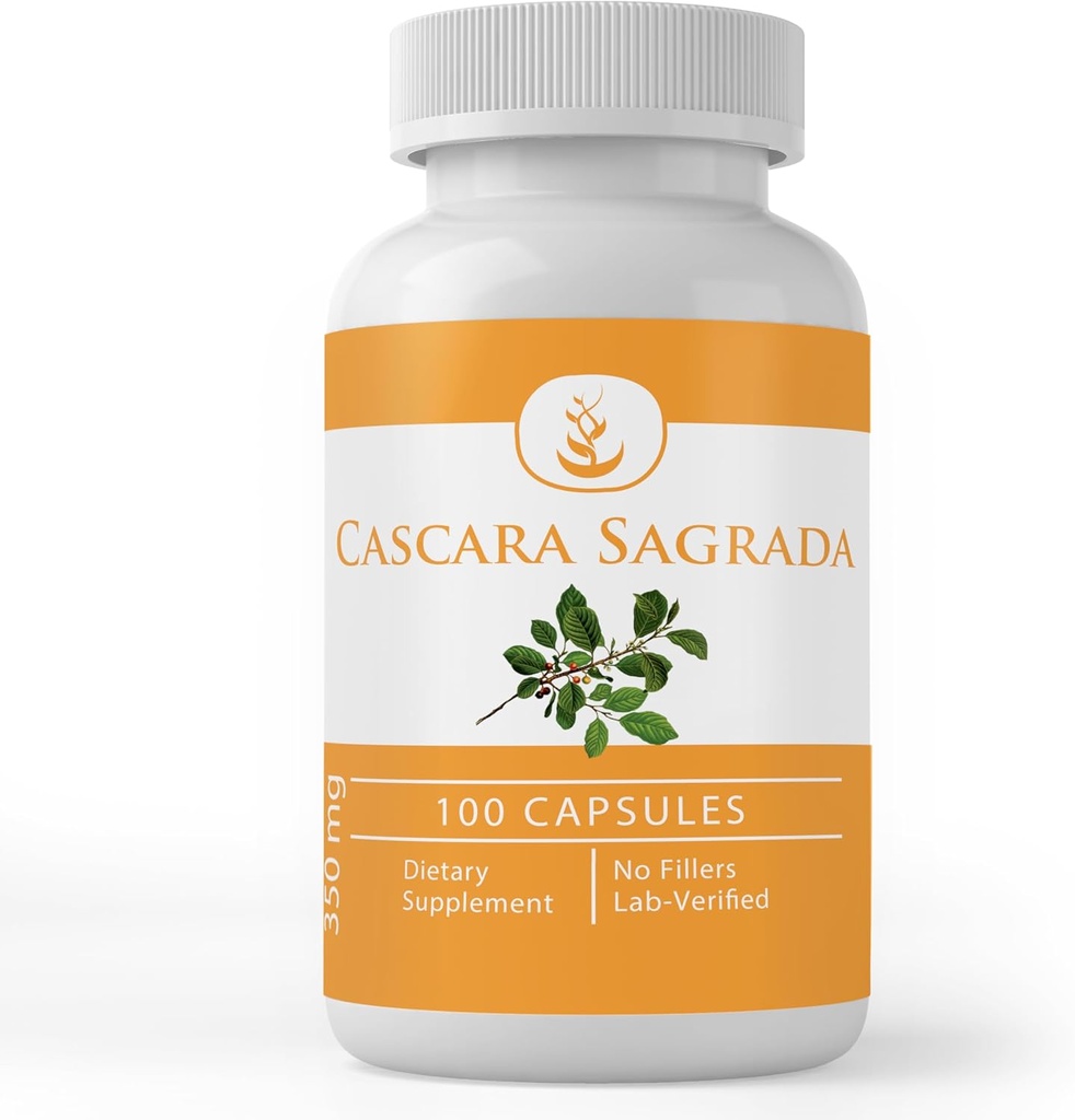 Ingrédients originaux purs Extrait Cascara Sagrada (100 capsules) Toujours pur, sans remplissage