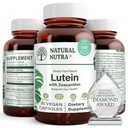 Nutra naturel Lutein et Zeaxanthin supplément, maintenir la santé de la vision, protège les cellules dans les yeux, améliorer le niveau de Zeaxanthin et isomères, soutenir la santé des yeux, sans gluten, sans soja, 20mg - 30 capsules