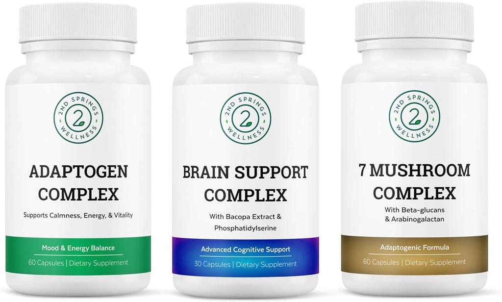 Bundle de Mastery Mushroom - Soutien immunitaire, stimulation cognitive et adaptation au stress