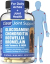 Glucosamine Chondroïtine MSM avec Turmeric & Boswellia 90 Capsules.com Supplément de soutien conjoint 8-en-1 pour la flexibilité et la mobilité.com Supplément de soutien conjoint pour les hommes et les femmes.