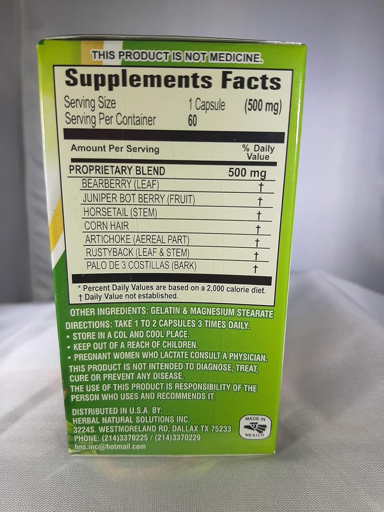 RNA Herbal Capsules (60 Capsules, 500 mg Each)