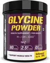 Sports Glycine poudre - supplément acide amino - soutien santé musculaire - 200 grammes - 80 portions