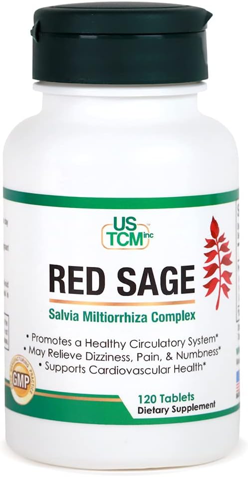 Sauge rouge Salvia Miltiorrhiza Comprimé complexe 120 comprimés