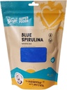 Yogi Super Foods Poudre de Spiruline Bleue 16oz à partir d'extrait d'algues bleues et vertes - Superfood Plant, riche source de protéines, pour le soutien immunitaire, l'énergie, la coloration naturelle pour la cuisson - 1lb sac