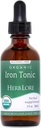 Herb Lore Iron Tonic - Supplément de gouttes de fer liquide biologique pour les enfants et les femmes - Bébé, nourrisson et tout-petit - à base de plantes, végétalien, doux, non constipant Teinture d'herbe (2 fl oz)