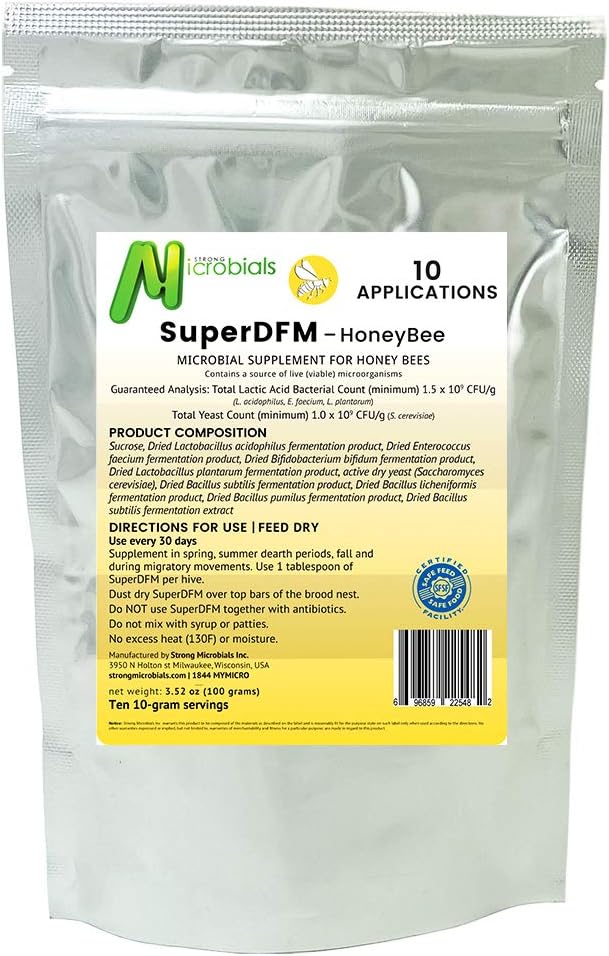 HoneyBee, Supplément probiotique pour les abeilles, 10 applications