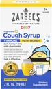 Syrup de nuit bébé de Zarbee + Immune, Syrup de toux bébé avec miel foncé + zinc et camomille, pour les tout-petits, sans médicaments ni arômes artificiels, goût naturel de miel, 2 fl. oz