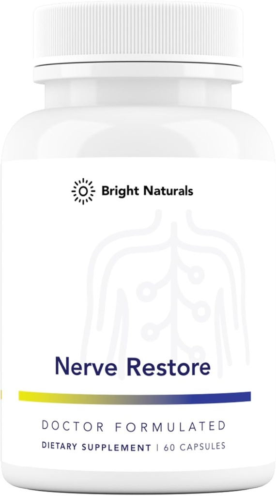 Nerve Restore - Nerve Support Supplement - Includes Pea, White Willow, and B-Vitamin Nerve Support Complex for Advanced Nerve Health Support - Made in The USA, 60 Capsules