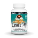 Source Naturals Turmeric 1000, soutient la réponse inflammatoire saine du corps*, 1000mg - 60 comprimés