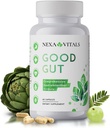 Good Gut - Digestion appuyant les herbes pour rétablir la santé Gut - Promouvoir des mouvements sains de Bowel, réduire les ballonnements et stimuler la motilité GI avec/Triphala et extrait d'artichaut - 60 capsules