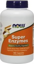 MAINTENANT Suppléments, Super Enzymes, Formulés avec Bromelain, Bile d'Ox, Pancréatine et Papaine, Super Enzymes, 180 Capsules