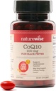 NatureWise CoQ10 100mg + Black Pepper Softgels - High Absorption Coenzyme Q10 + Black Pepper - Antioxidant for Heart Health + Cellular Energy - Vegan, Non-GMO, Gluten-Free - 90 Count[90-Day Supply]