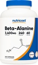 Nutricost Beta-Alanine Capsules 3400mg, 240 Capsules (60 Serv) - Potent Beta Alanine, Gluten Free & Non-GMO, 850mg Per Cap