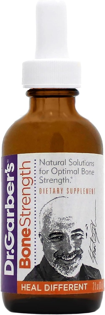 Solutions naturelles du Dr Garber Doses osseuses gouttes buccales-Gemmotherapy Liquid Supplement.